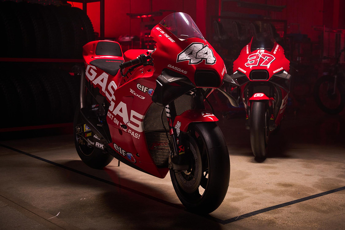 2023 GASGAS Tech3 MotoGP race bike livery